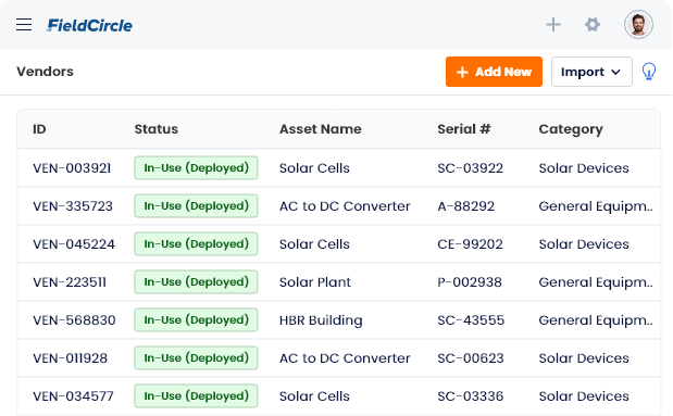 Vendor Management with RFQ and PO