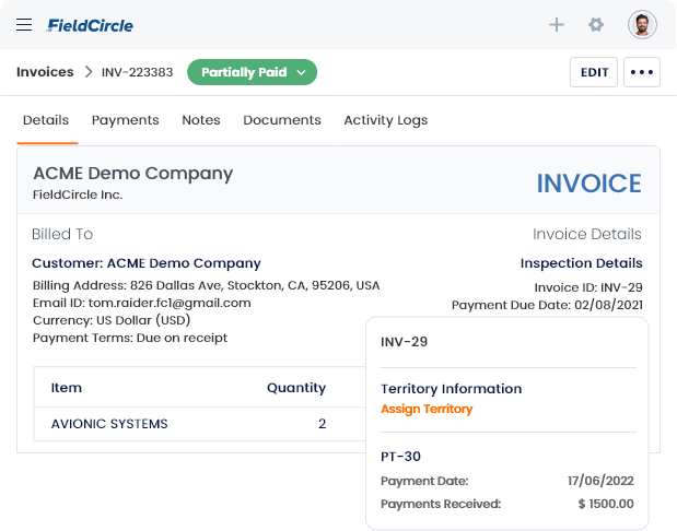 Invoice Management and Probability Analysis