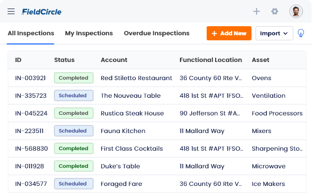 Inspection Maintenance