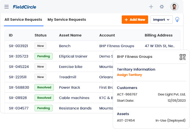 Customer & Location Management