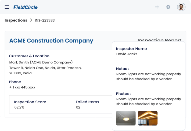 Pre/Post Inspection Reports