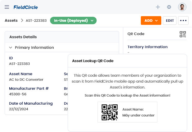 QR Code Labeling and Scanning