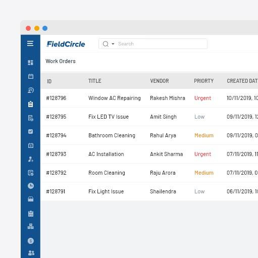 Work order management