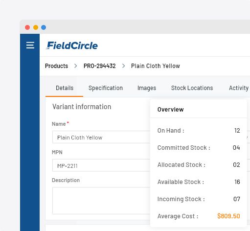 inventory optimization in field service