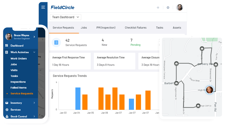 improve field service business performance with fsm software