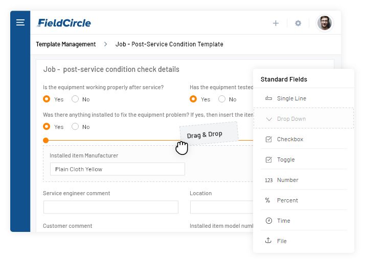 field service checklist and form builder