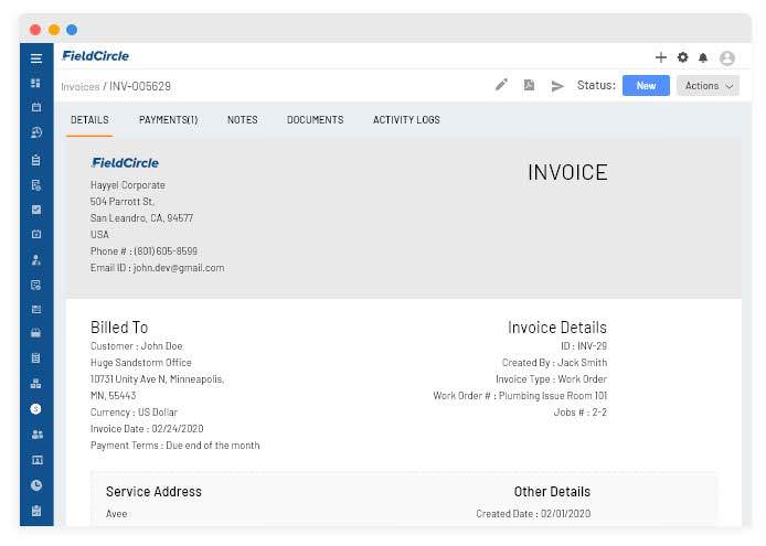 Invoice & Payments