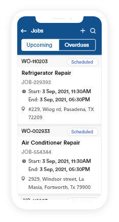 Field service schedule and program