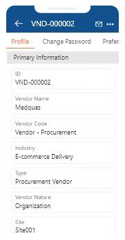 Vendor management in field service crm