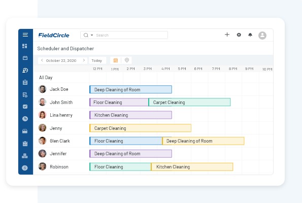 cleaning scheduling management software