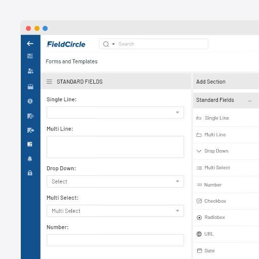 Custom checklist and template builder in HVAC software