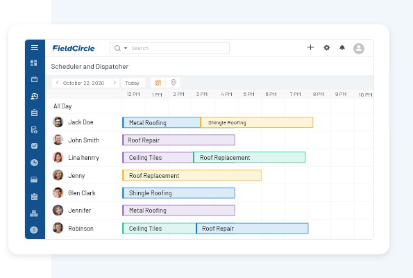 roofing scheduling software