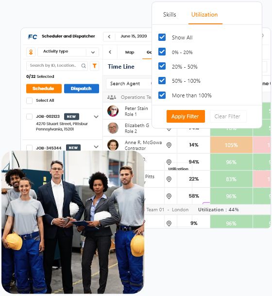 Scheduling Manager Web Thoughtful Systems - Field Service Business Software