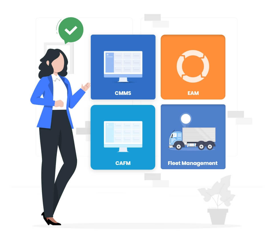 Comparing CMMS, EAM, CAFM, and Fleet Management