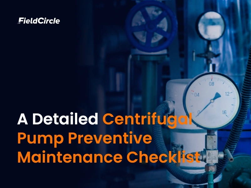 Centrifugal Pump Preventive Maintenance Checklist